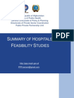 Afghan - Summary of PPP Hospitals Feasibility Studies - FINAL