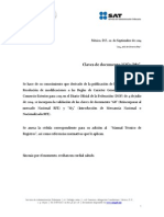 Claves de Documento G8 y M5