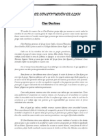 Carta de Constitución de Clan