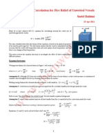 The Basis of API Corrolation For Fire Relief of Unwetted Vessels