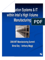 Automation Systems at Intel Fab