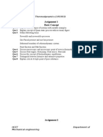 Assign - Engg. Thermodynamics