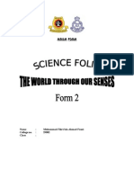 Science Folio Form 2: The World Through Our Senses