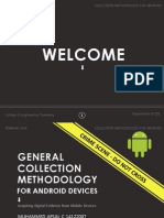 General Collection Methodology For Android Forensics.