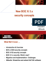 Bobj09 - Xi3.x Security What Is New