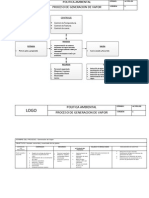 Proceso de Generación de Vapor