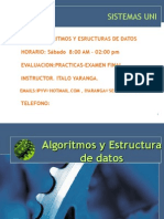 Algoritmos y Estructura de Datos-Uni