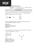 Lista de Exercícios - Equilíbrio Do Ponto Material