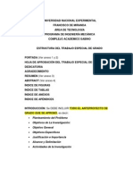 Estructura de Trabajos de Grado