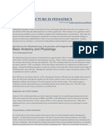 Lumbar Puncture in Pediatrics