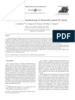 Laser-Assisted Direct Manufacturing of Functionally Graded 3D Objects