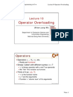 Oop Operator Overload