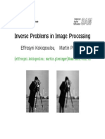 Inverse Problems in Image Processing: Effrosyni Kokiopoulou Martin Ple Singer