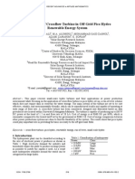 Application of Crossflow Turbine in Off-Grid Pico Hydro Renewable Energy System