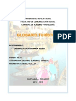 GLOSARIO Turistico