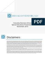 Denali Investors - Columbia Business School Presentation 2014.11.11 - Final - Public