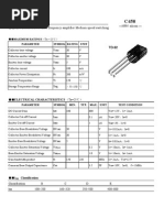 APPLICATION Low Frequency Amplifier Medium Speed Switching: - NPN Silicon