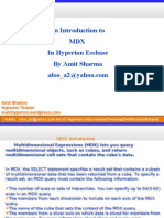 An Introduction To MDX in Hyperion Essbase by Amit Sharma