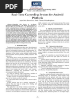 Real-Time Carpooling System For Android Platform: ISSN: 2277-3754