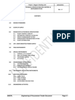 ACL - EP - GU - Part VI B1 Design Criteria and Technical Specification For Control & Instrumentation