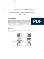 Rubiks Cube Solution and Mathematical Basis