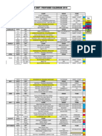 Caterham Unit-Proposed Calendar 2010: January