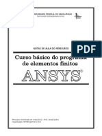 Apostila Minicurso ANSYS COMPLETO - Jesiel PDF