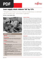 Fujitsu Lean Supply Chain