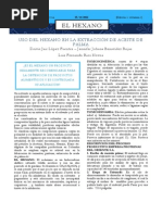 Articulo Empleo Del Hexano en La Extracción de Aceite de Palma Fianl