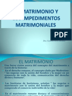 El Matrimonio y Los Esponsales - Impedimentos Matrimoniales