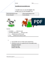 Countable and Uncountable Nouns Date