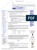 Hypothesis Test - Difference in Means