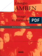 AGAMBEN Giorgio - Image Et Mémoire