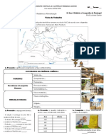 Ficha de Trabalho 5º Ano Romanos Na Península Ibérica