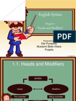 Syntax-Heads and Modifiers