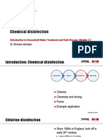 Chemical Disinfection of Water