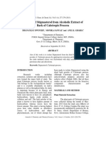 Isolation of Stigmasterol From Alcoholic Extract of Bark of Calotropis Procera