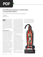 Submersible Vs Immerse