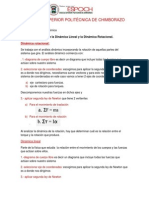 Relación Entre Dinámica Lineal y Rotacional