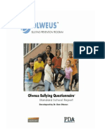 Olweus Sample Standard School Report