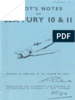 Sea Fury Pilot's Notes PDF