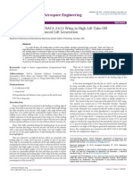 CFD Analysis On Mav Naca Wing in High Lift Takeoff Configuration For Enhanced Lift Generation 2168 9792.1000125