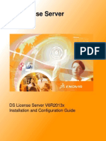 DS LicenseServerV6R2013x InstallationAndConfigurationGuide