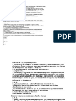 Soluciones de Las Actividades de Evaluación Plantas