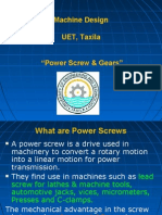 Power Screw & Gears