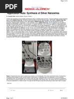 Ag Nanowire Synthesis