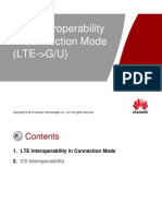 LTE Interoperability in Connection Mode (LTE-GU)