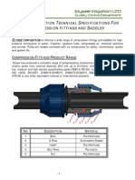 Technical Specifications With Saddles