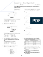 SPM Physics Summative Test 3 - Form 4 Chapter 3 4 5