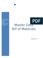 Master Data - Bill of Material